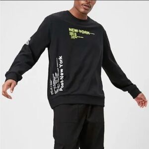 Men’s Black New York sweatshirt No 557